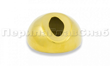 Наконечник штамп, под 30°, Ø38.1 мм, для поручня Ø38.1, золото (AISI 304) k016-88 купить в Екатеринбурге Наконечник штамп, под 30°, Ø38.1 мм, для поручня Ø38.1, золото (AISI 304) k016-88 купить в Екатеринбурге