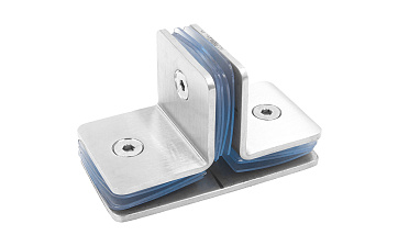 Коннектор для душевой кабины на 3 стекла шлифованный t727-2 SSS  купить в Екатеринбурге