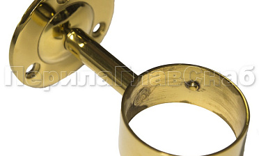 Держатель поручня Ø50.8 мм, выносной, с обхватом, золото k066-88 купить в Екатеринбурге