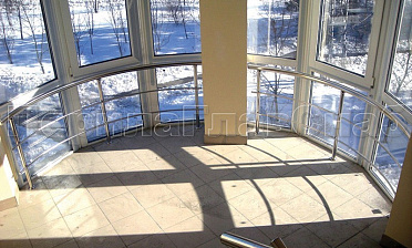 Ригельное ограждение для панорамных окон купить в Екатеринбурге