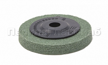 (Расходн.) круг абразивный из нетканого материала 100х12 мм, Grit 240-280 (на тарелке), зеленый k424-3 купить в Екатеринбурге