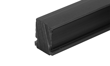 Подставка для стекла в профиль т40, материал ТЭП, цвет черный т40-05 купить в Екатеринбурге Подставка для стекла в профиль т40, материал ТЭП, цвет черный т40-05 купить в Екатеринбурге