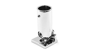 Соединитель труба-стена 19 мм, шарнирный, латунь, полированная t916 PС купить в Екатеринбурге