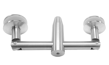 Крепление двойное с рутелями к стене, AISI 304 k629 купить в Екатеринбурге