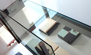 Сверхлегкое стеклянное перекрытие купить в Екатеринбурге