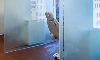 Стеклянные перегородки - вариант 6 в Екатеринбурге. Готовые проекты ПерилаГлавСнаб