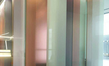 Перегородки в офис с подсветкой купить в Екатеринбурге