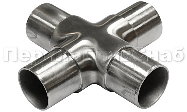 Соединение поручня Ø38.1 мм, крестовина (AISI 304) k360 купить в Екатеринбурге