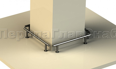 Защитный отбойник для автомобилей из черного металла купить в Екатеринбурге