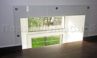 Ограждение со стеклом для окон купить в Екатеринбурге