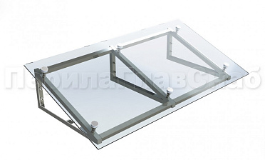 Козырек на треугольном скате на спайдерах купить в Екатеринбурге