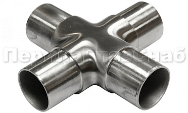 Соединение поручня Ø50.8 мм, крестовина (AISI 304) k361 купить в Екатеринбурге