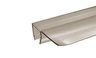 Уплотнитель для стекла 8 мм, полупрозрачный черный, 90°, стекло-стекло 2200 мм t215-2 BL купить в Екатеринбурге Уплотнитель для стекла 8 мм, полупрозрачный черный, 90°, стекло-стекло 2200 мм t215-2 BL купить в Екатеринбурге