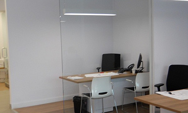 Стеклянные перегородки - вариант 8 купить в Екатеринбурге