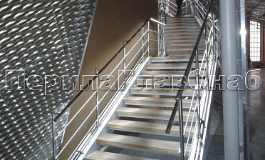 Нержавеющие перила и ограждения с подсветкой купить в Екатеринбурге