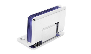 Петля для душевой кабины стена-стекло 90° с односторонним креплением, 90*55, цинк, полированная t305 PZn купить в Екатеринбурге Петля для душевой кабины стена-стекло 90° с односторонним креплением, 90*55, цинк, полированная t305 PZn купить в Екатеринбурге