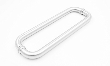 Ручка двухсторонняя для стекла 8-12 мм, 25х350 мм, шлифованная t627-25-350 SSS купить в Екатеринбурге