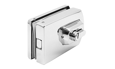 Замок для стеклянной двери вертикальный с ответной частью на стену и пол, полированный, вырез 15 t135 PSS купить в Екатеринбурге Замок для стеклянной двери вертикальный с ответной частью на стену и пол, полированный, вырез 15 t135 PSS купить в Екатеринбурге