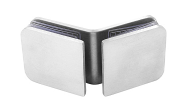 Коннектор для душевой кабины стекло-стекло 135° 45х45 мм шлифованный t726-2 SSS  купить в Екатеринбурге