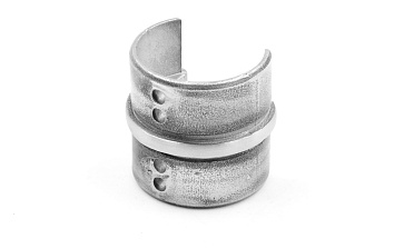 Соединитель для поручня с пазом Ø48.3 х 5 мм, шлифованный, AISI 304 Фk236-2 купить в Екатеринбурге