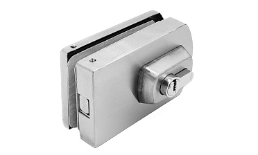 Замок для стеклянной двери вертикальный с ответной частью на стену и пол, шлифованный, вырез 15 t135 SSS купить в Екатеринбурге Замок для стеклянной двери вертикальный с ответной частью на стену и пол, шлифованный, вырез 15 t135 SSS купить в Екатеринбурге