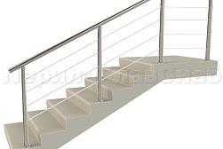 Тросовые ограждения в Екатеринбурге. Готовые проекты ПерилаГлавСнаб - фото 1