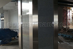 Облицовка колонн нержавеющей сталью в Екатеринбурге. Готовые проекты ПерилаГлавСнаб - фото 9