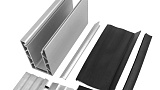Фото в разборе Комплект профиля зажимного для стекла 16мм и 8+8  - 4