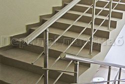 Ограждения из нержавеющей стали с тремя ригелями в Екатеринбурге. Готовые проекты ПерилаГлавСнаб - фото 16