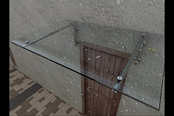 Консольные козырьки и навесы в Екатеринбурге. Готовые проекты ПерилаГлавСнаб - фото 12