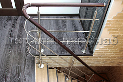 Перила и ограждения из нержавейки и дерева в Екатеринбурге. Готовые проекты ПерилаГлавСнаб - фото 3 Перила и ограждения из нержавейки и дерева в Екатеринбурге. Готовые проекты ПерилаГлавСнаб - фото 3
