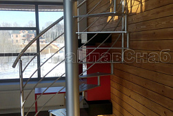 Ограждения для лестниц в Екатеринбурге. Готовые проекты ПерилаГлавСнаб - фото 26