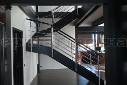 Перила для лестниц из металла в Екатеринбурге. Готовые проекты ПерилаГлавСнаб - фото 8