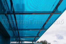 Консольные козырьки и навесы в Екатеринбурге. Готовые проекты ПерилаГлавСнаб - фото 5