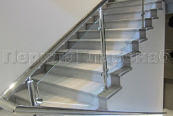 Ограждения для лестниц в Екатеринбурге. Готовые проекты ПерилаГлавСнаб - фото 6