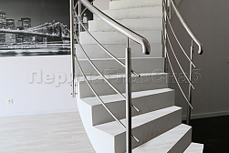 Перила для лестниц из металла в Екатеринбурге. Готовые проекты ПерилаГлавСнаб - фото 7