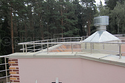 Ограждения для кровли из нержавеющей стали в Екатеринбурге. Готовые проекты ПерилаГлавСнаб - фото 4