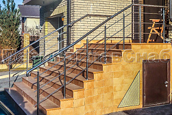 Ограждения из нержавеющей стали с тремя ригелями в Екатеринбурге. Готовые проекты ПерилаГлавСнаб - фото 3