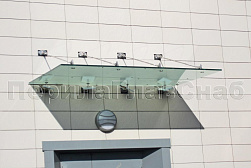 Стеклянные козырьки на вантах в Екатеринбурге. Готовые проекты ПерилаГлавСнаб - фото 29