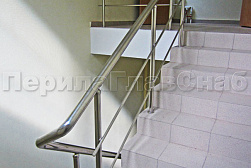 Перила и ограждения из нержавеющей стали с двумя ригелями в Екатеринбурге. Готовые проекты ПерилаГлавСнаб - фото 15