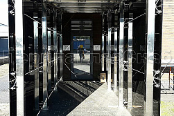 Стеклянные козырьки на спайдерах в Екатеринбурге. Готовые проекты ПерилаГлавСнаб - фото 2