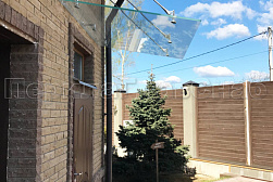 Стеклянные козырьки на вантах в Екатеринбурге. Готовые проекты ПерилаГлавСнаб - фото 17