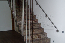 Перила и ограждения с вертикальным заполнением в Екатеринбурге. Готовые проекты ПерилаГлавСнаб - фото 17