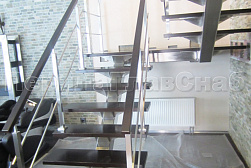 Ограждения для лестниц в Екатеринбурге. Готовые проекты ПерилаГлавСнаб - фото 28