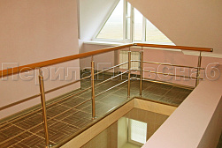 Ограждения из нержавеющей стали с тремя ригелями в Екатеринбурге. Готовые проекты ПерилаГлавСнаб - фото 13