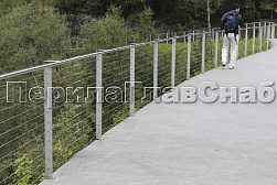 Тросовые ограждения в Екатеринбурге. Готовые проекты ПерилаГлавСнаб - фото 5