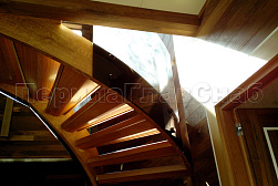 Стеклянные перила для винтовых лестниц в Екатеринбурге. Готовые проекты ПерилаГлавСнаб - фото 18