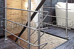 Перила и ограждения из нержавейки и дерева в Екатеринбурге. Готовые проекты ПерилаГлавСнаб - фото 4 Перила и ограждения из нержавейки и дерева в Екатеринбурге. Готовые проекты ПерилаГлавСнаб - фото 4