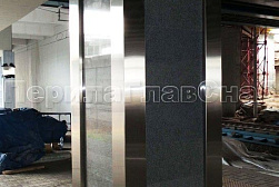 Облицовка колонн нержавеющей сталью в Екатеринбурге. Готовые проекты ПерилаГлавСнаб - фото 10