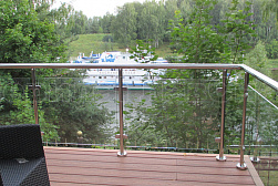 Перила и ограждения для террас в Екатеринбурге. Готовые проекты ПерилаГлавСнаб - фото 22